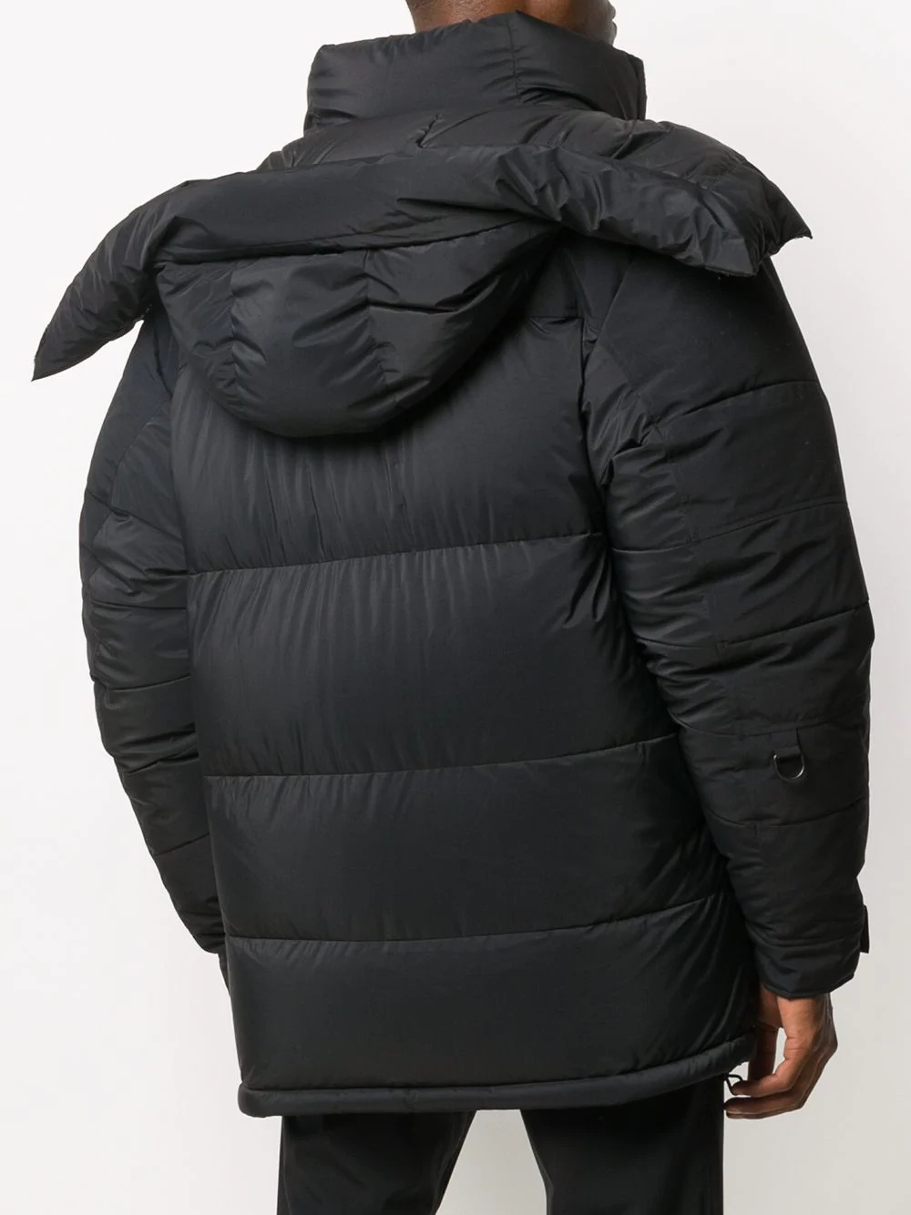 chest-logo padded coat - 4