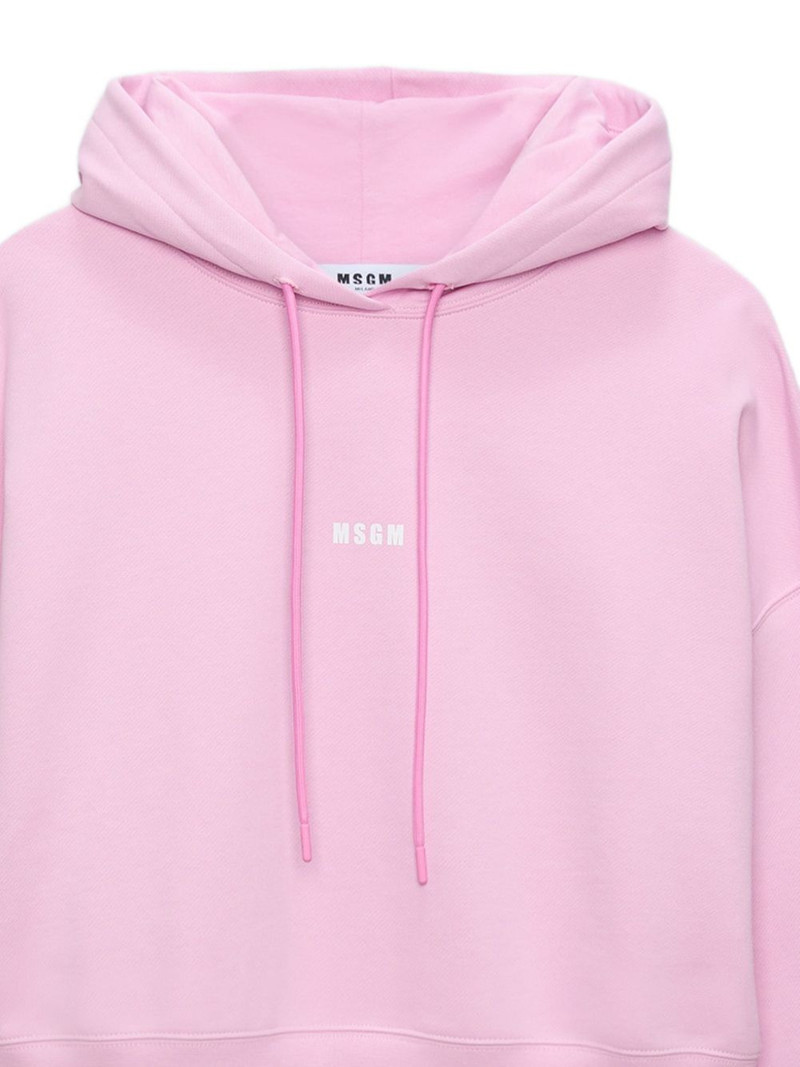 MSGM drawstring hoodie outlook