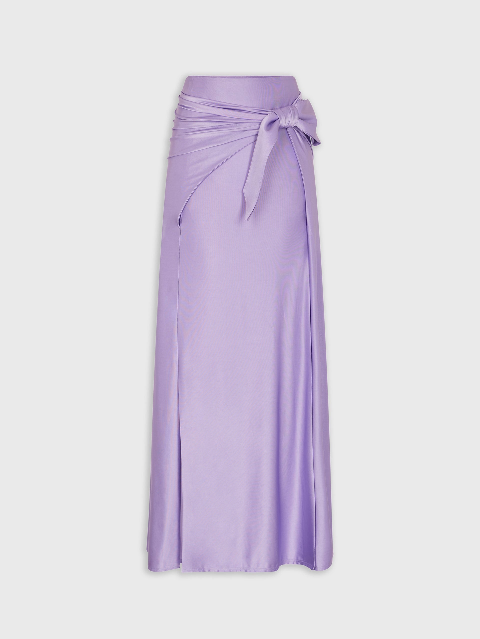 LAVENDER LONG SKIRT IN JERSEY - 2