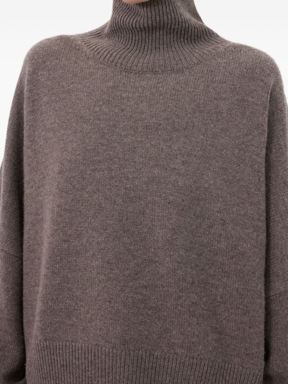 Luke ribbed-collar wool sweater - 5