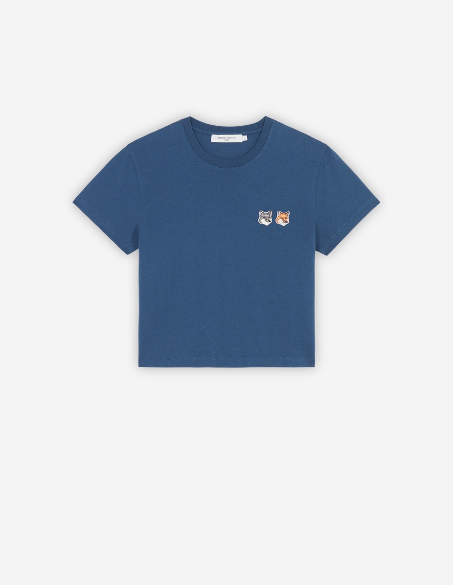 DOUBLE FOX HEAD PATCH CROPPED TEE-SHIRT - 1