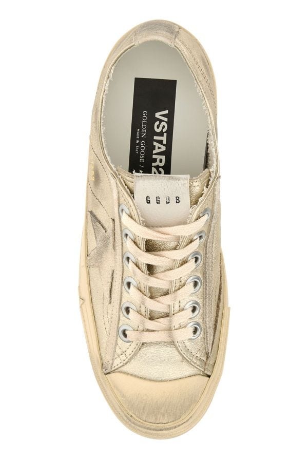 Gold leather V-Star 2 sneakers - 4