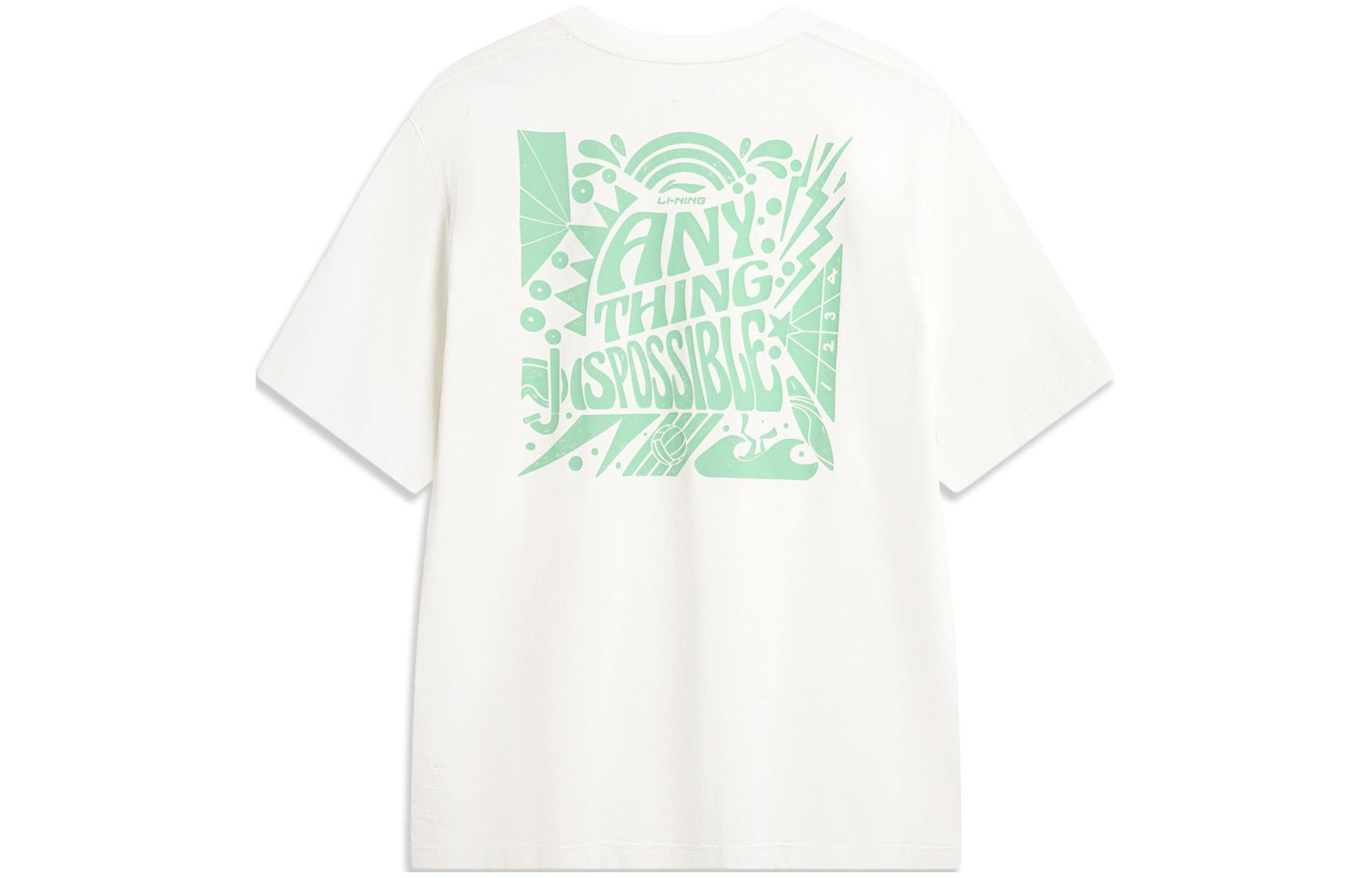 Li-Ning Anything Is Possible Graphic T-shirt 'White' AHSU305-2 - 2
