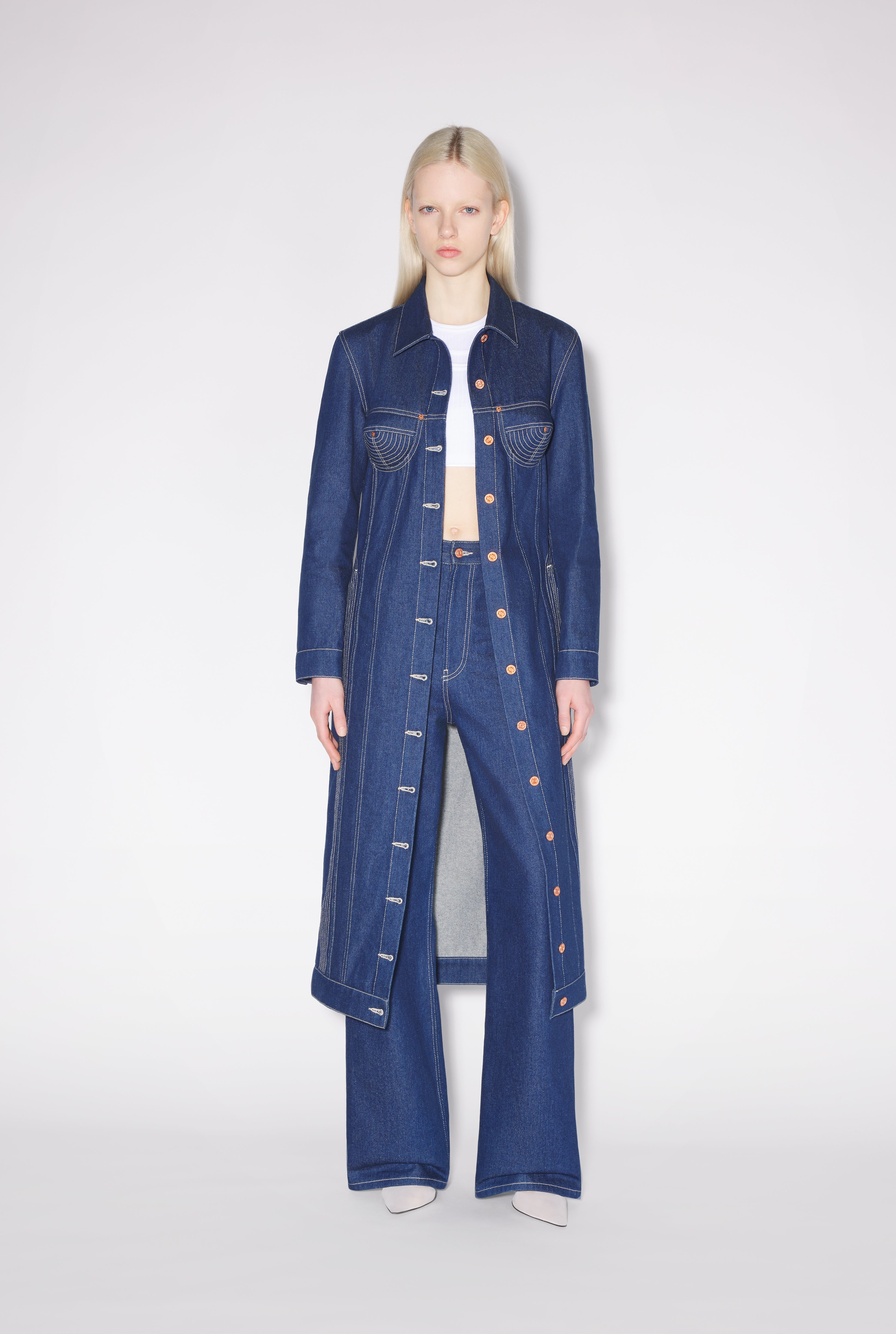 THE CONICAL DENIM COAT - 2