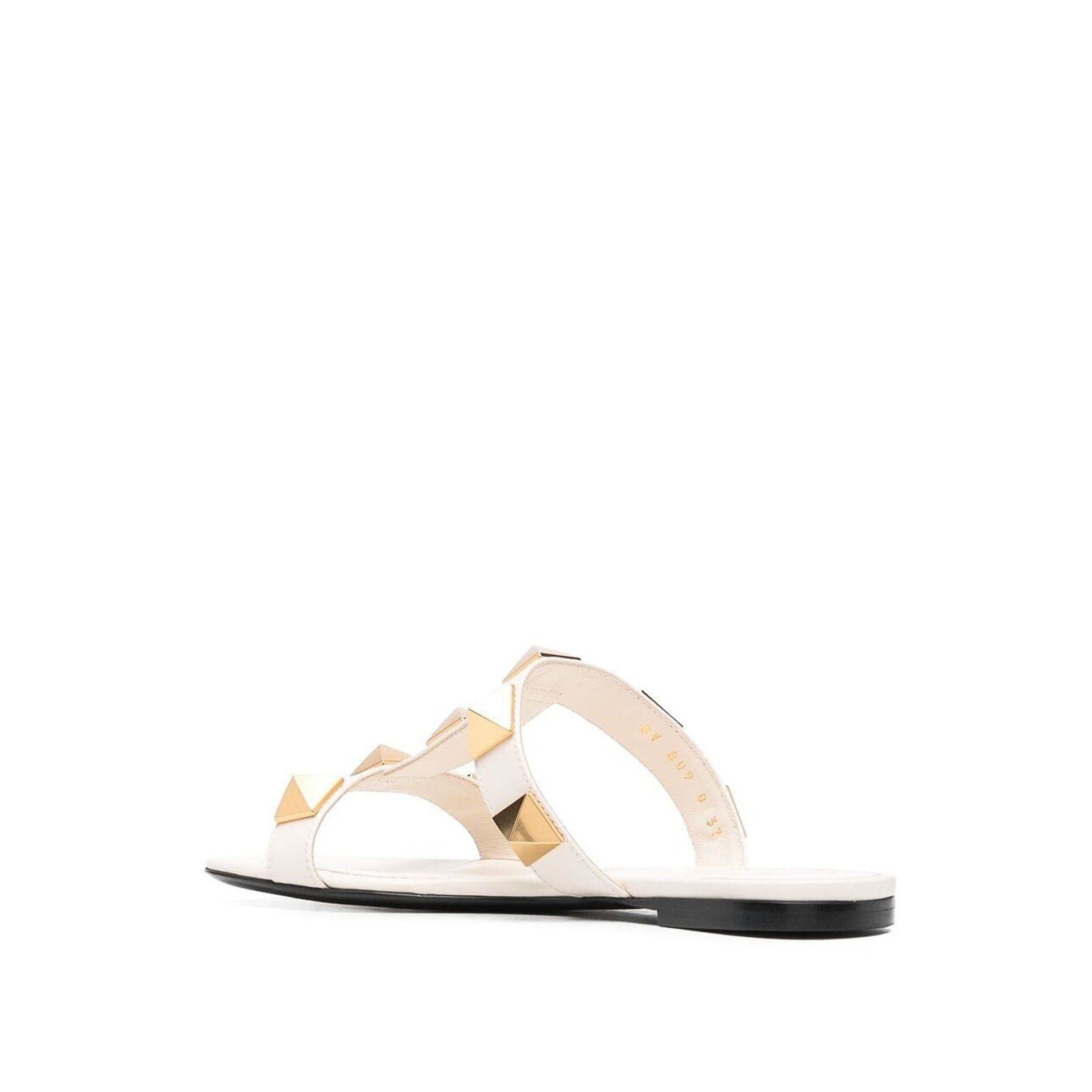 Valentino Garavani Roman Stud Leather Flat Sandals Women - 3