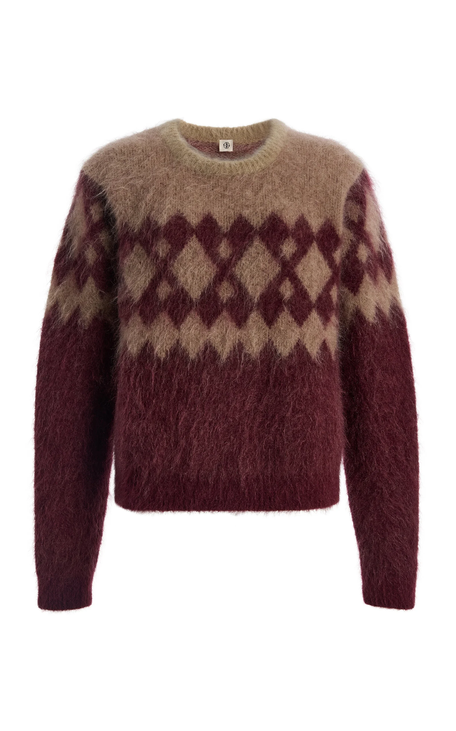 Roma Argyle Knit Sweater - 1