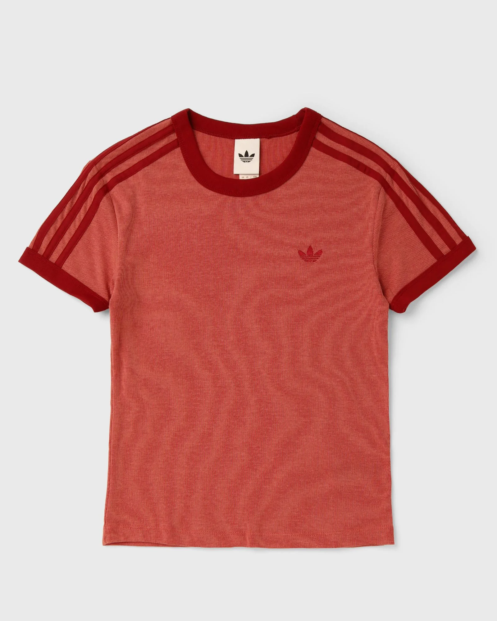 WMNS HEATHER 3-STRIPES CALI TEE - 1