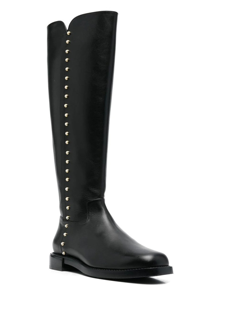 Stuart Weitzman pearl-embellished detail boots outlook
