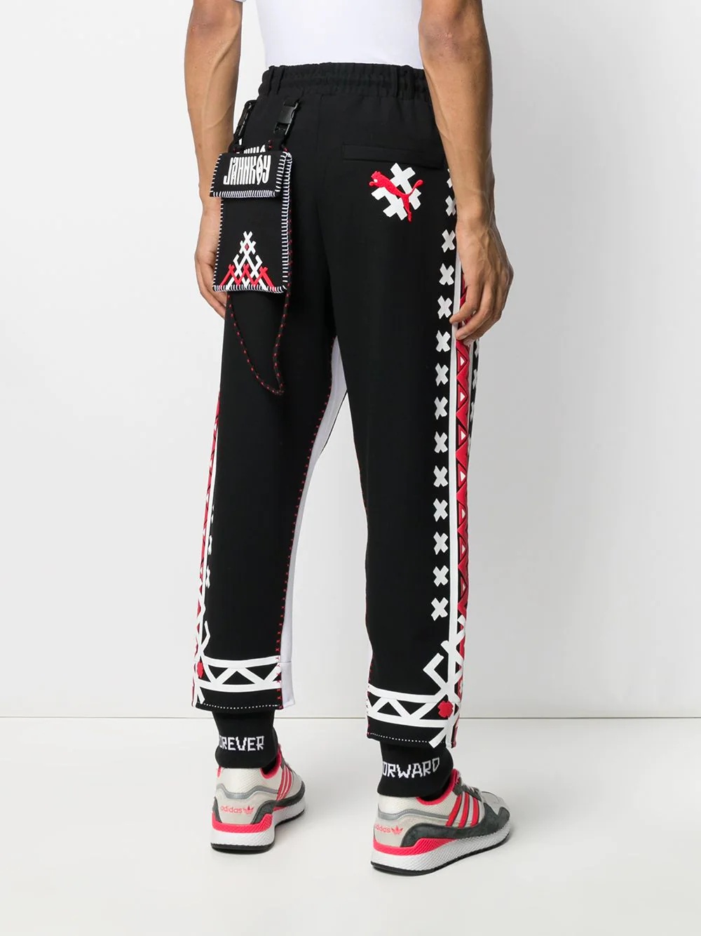 side logo track pants - 4