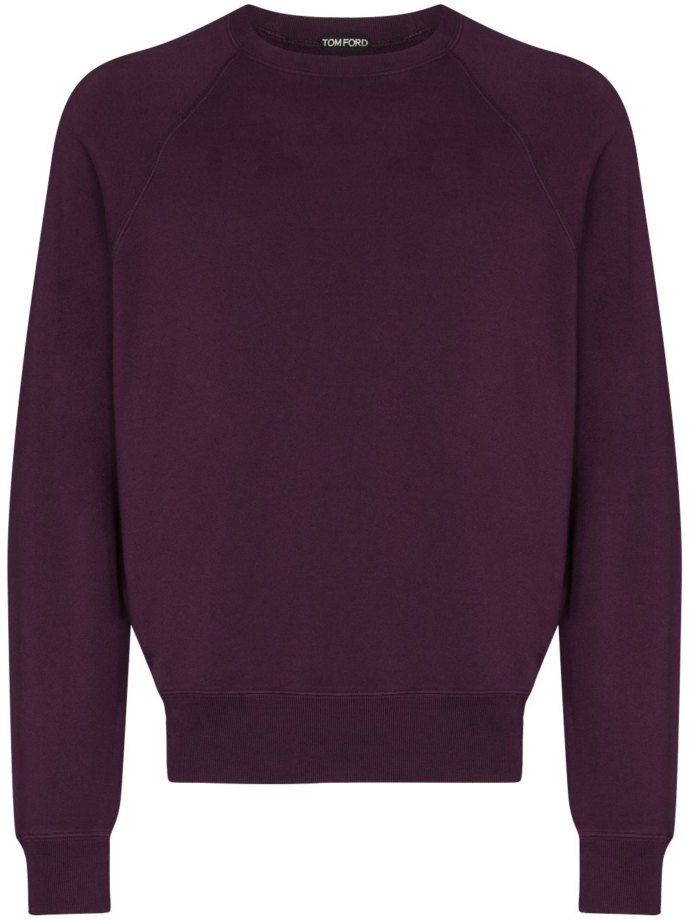 crew neck cotton sweatshirt - 1