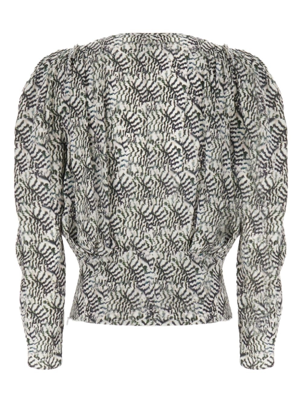 printed blouse - 2