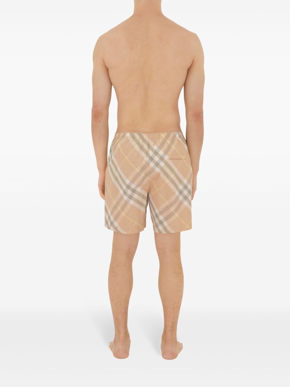 checked swim shorts - 6