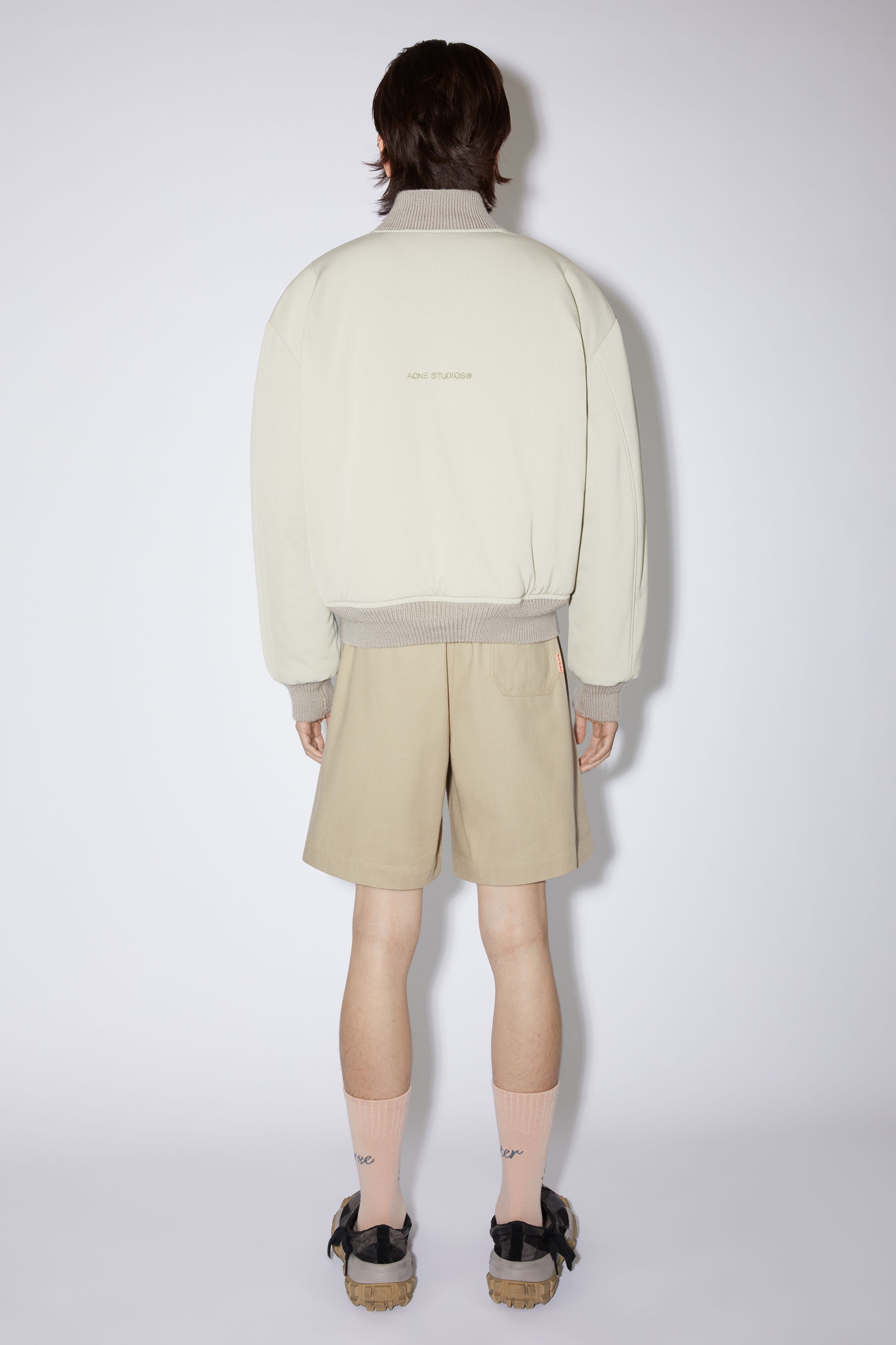 Reversible bomber jacket - Cold grey - 3