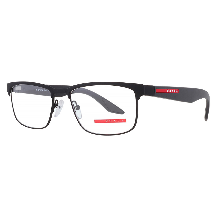 Prada Linea Rossa Demo Rectangular Men's Eyeglasses PS 51PV DG01O1 54 - 2