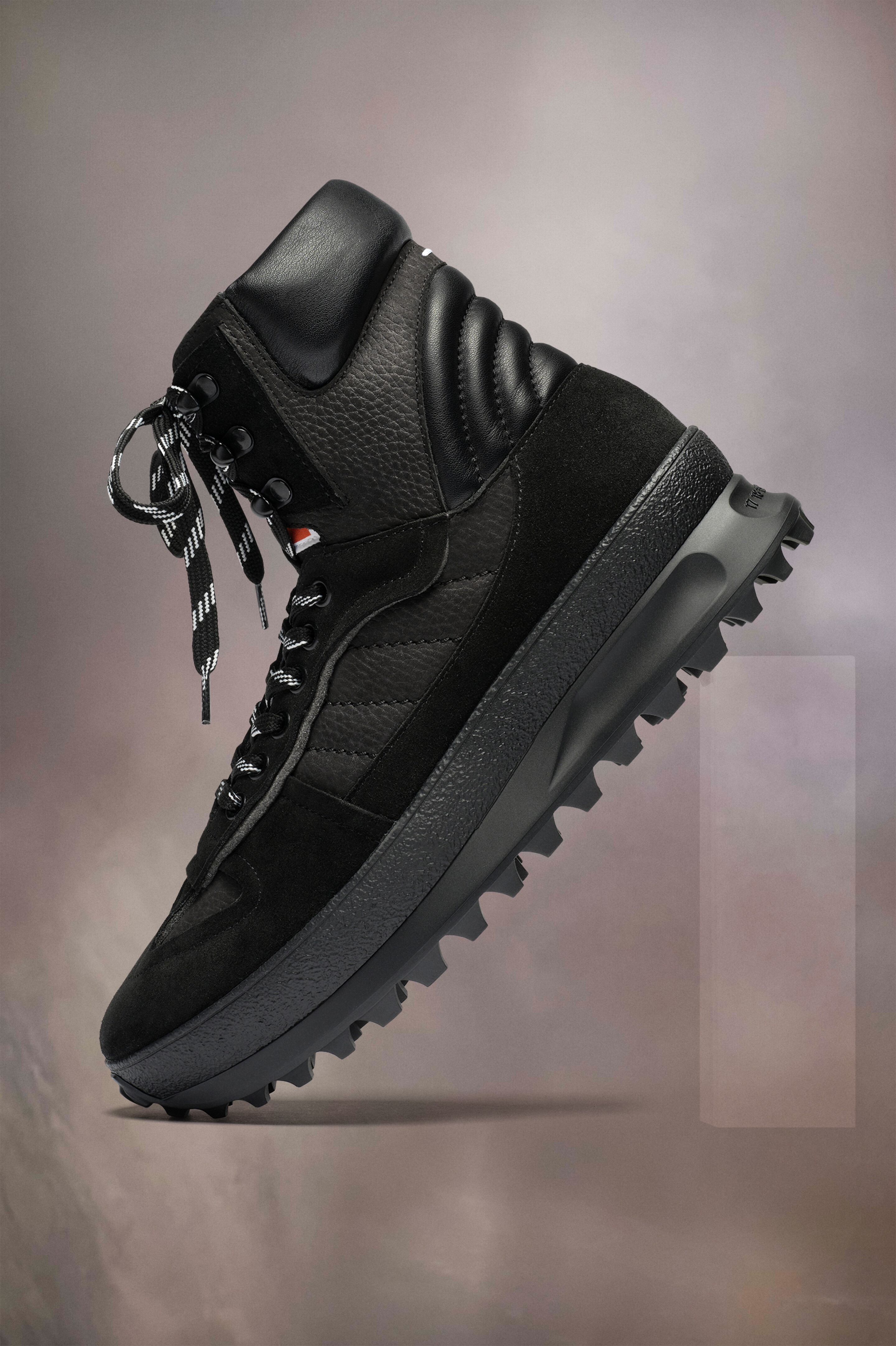 スニーカー Maison Margiela Black Leather Climber Sneakers Maison Margiela Climber high-top Leather Sneakers | Black