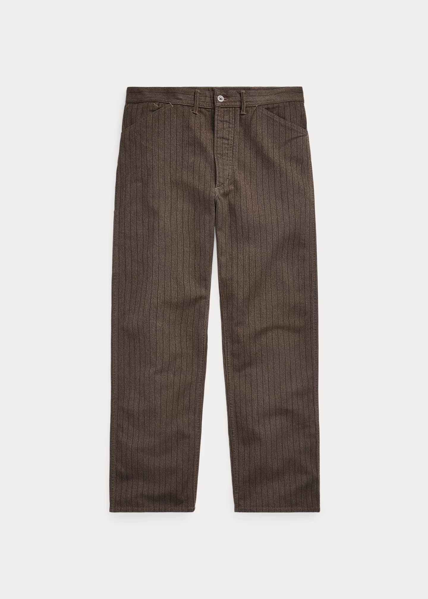 RRL by Ralph Lauren Striped Jaspé Twill Field Pant | REVERSIBLE