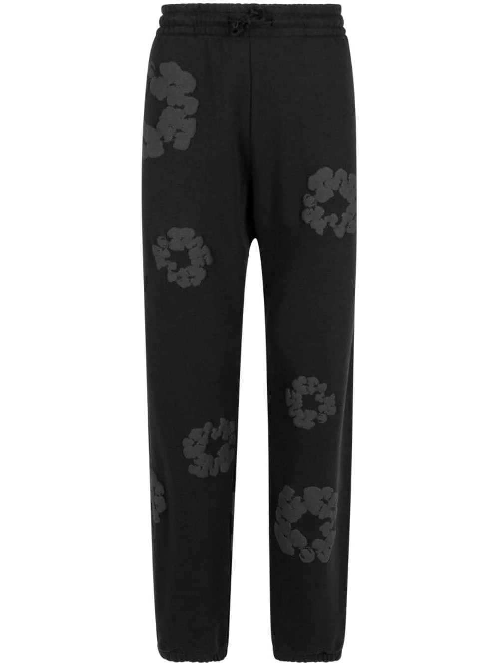 Cotton Wreath-print track pants - 1