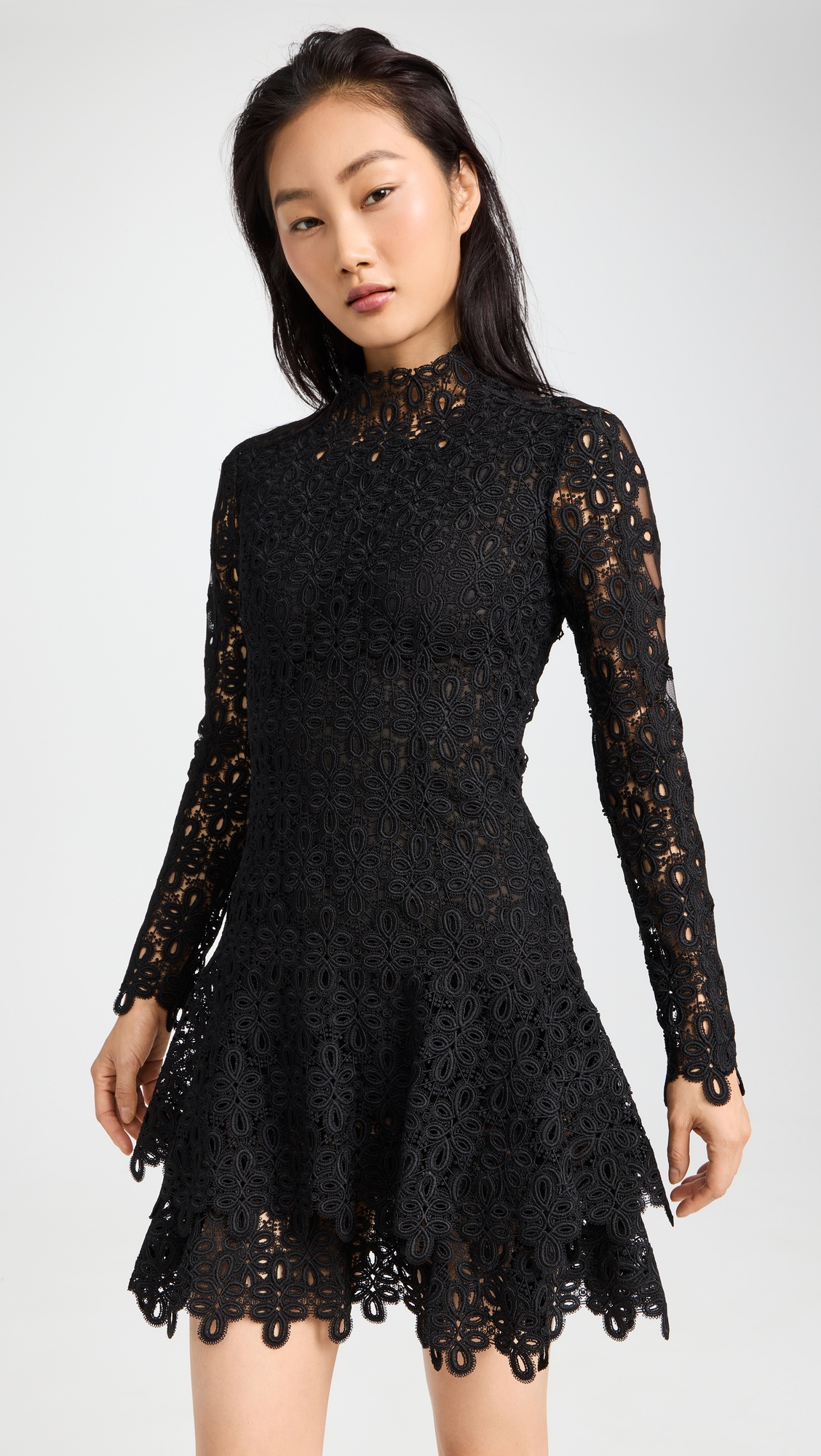 Joy Lace Mini Dress - 1