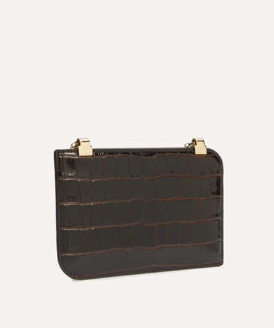 Totême Embossed Leather Chain Clutch Bag outlook