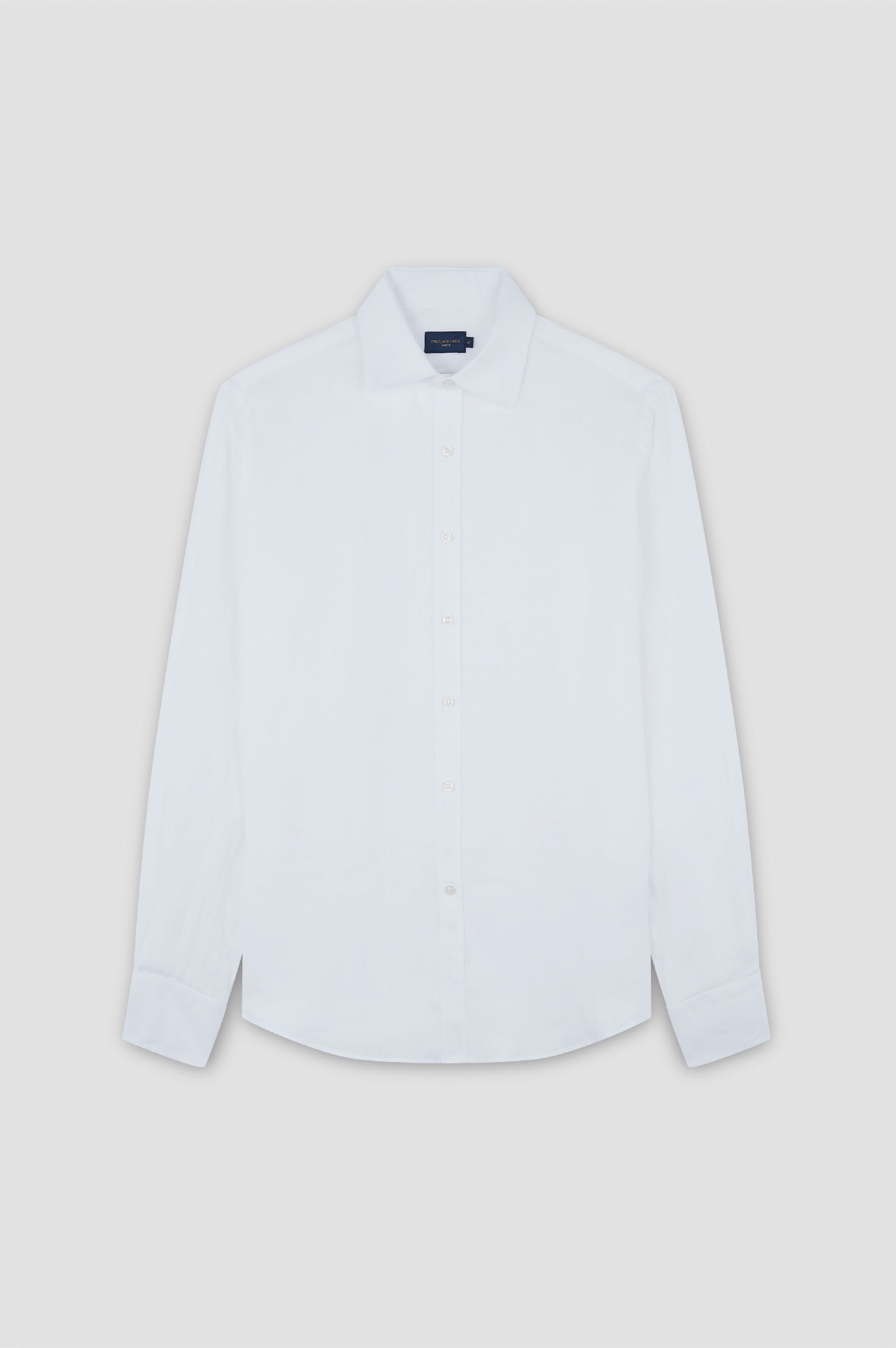 LINEN SHIRT WITH FRENCH COLLAR - 1