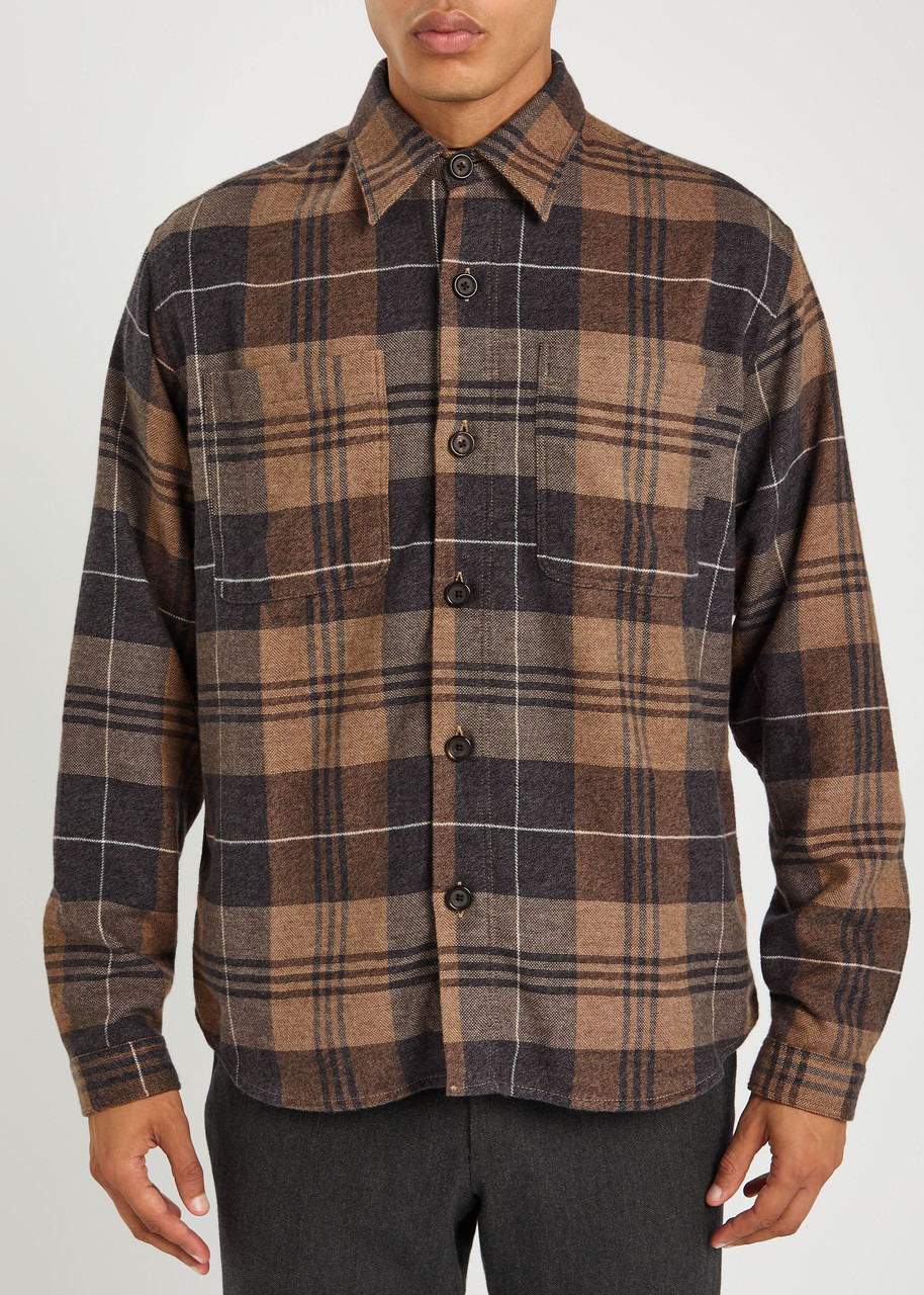 Oliver Spencer Plaid Flannel Shirt - 2