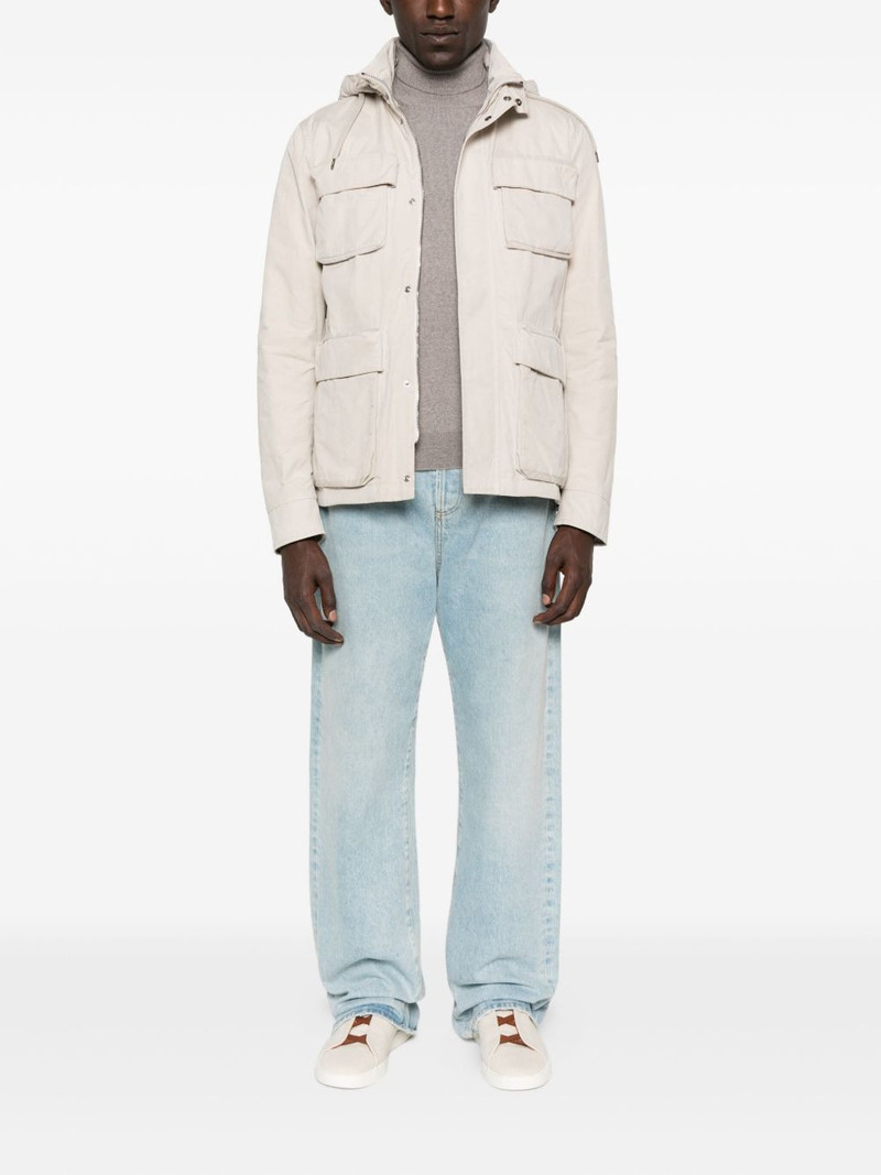 Herno hooded pocket jacket outlook