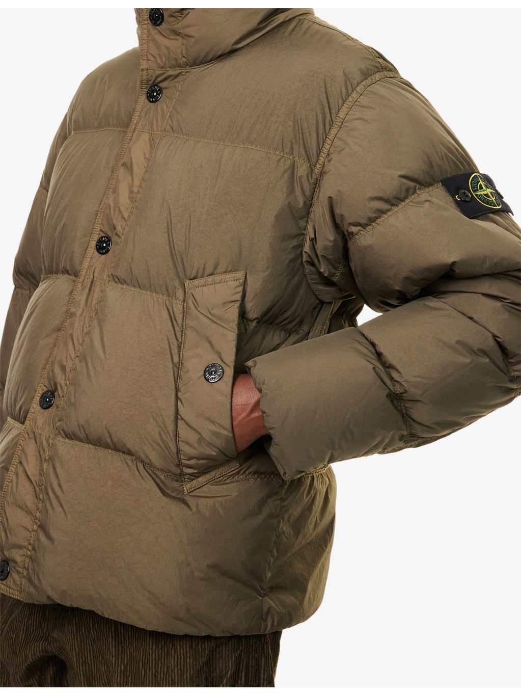 Logo-Patch Crinkle Padded Shell Jacket - 5