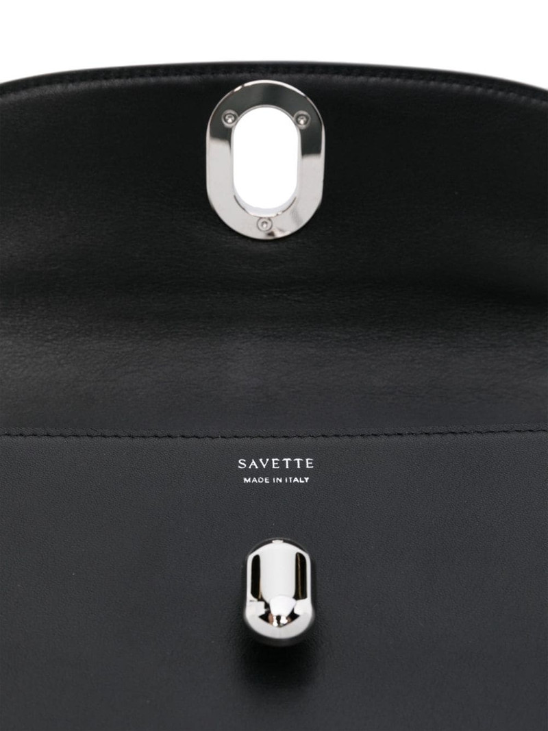 Tondo Crescent leather crossbody bag 4