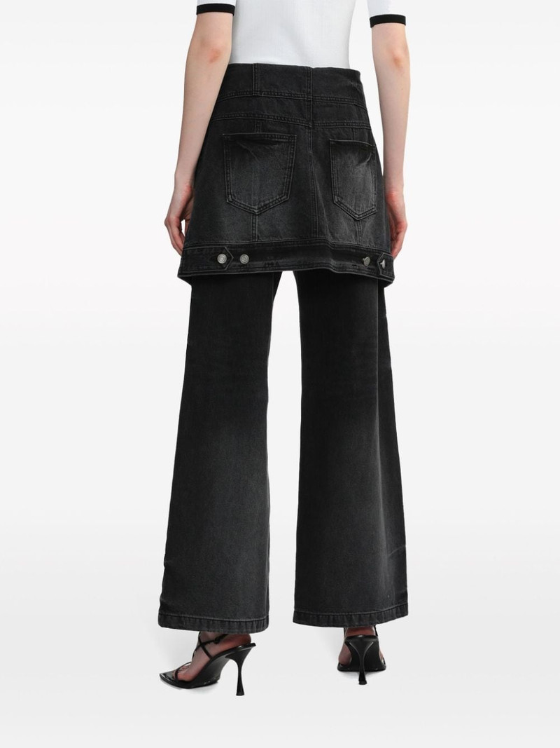 denim jacket-skirt trousers 4