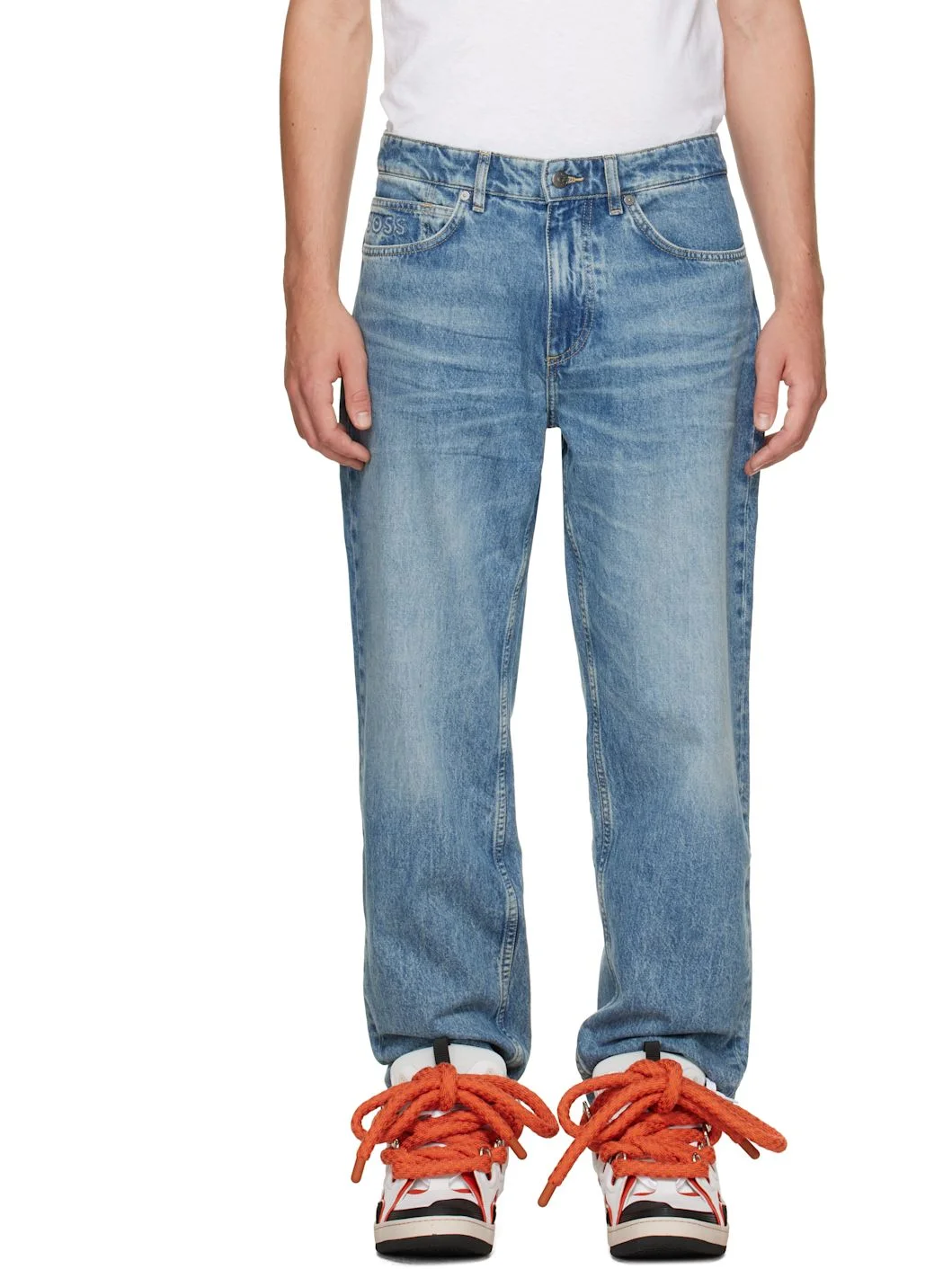 Blue Faded Jeans - 1