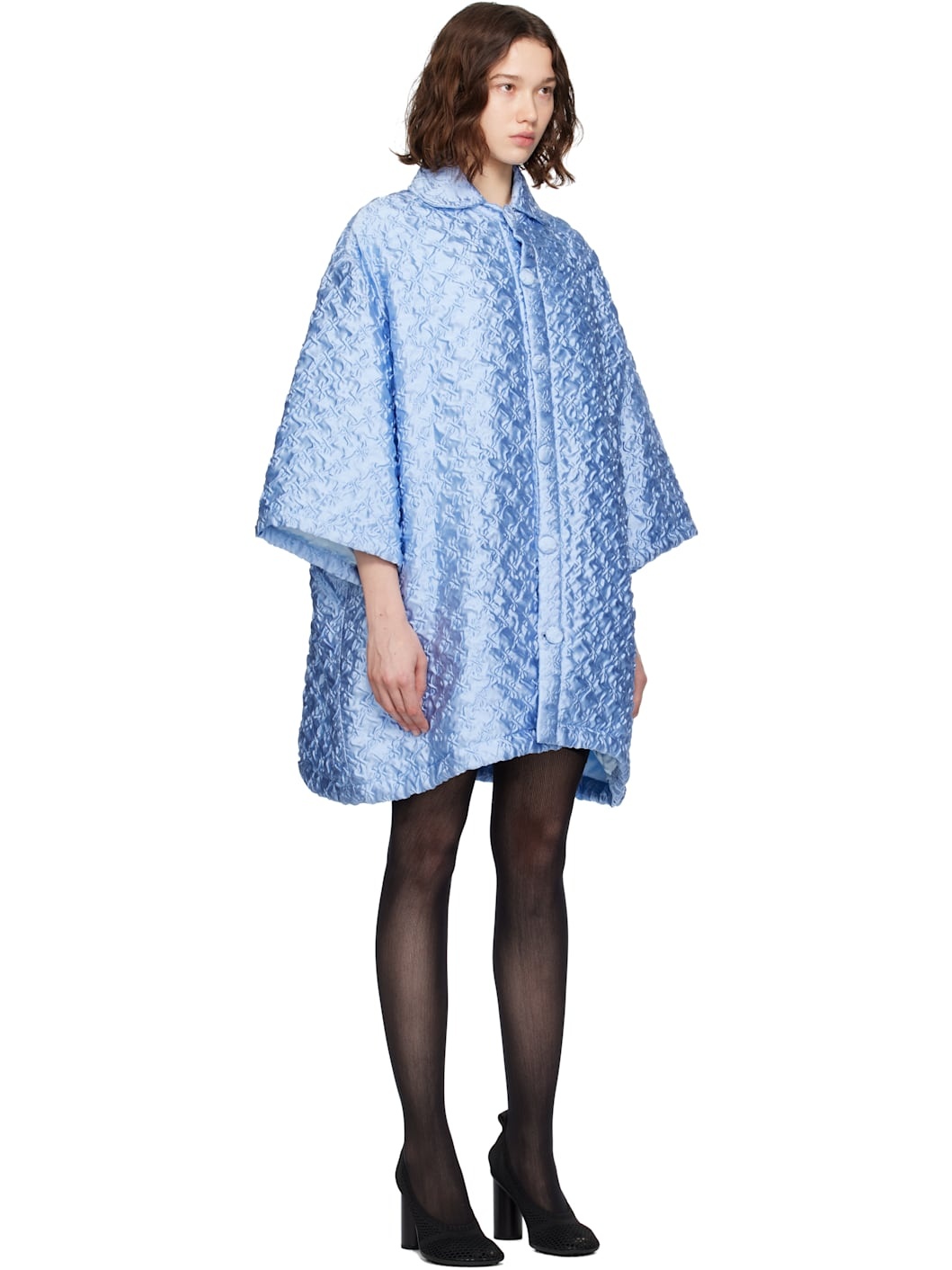 Blue Robe Shirt Coat - 2