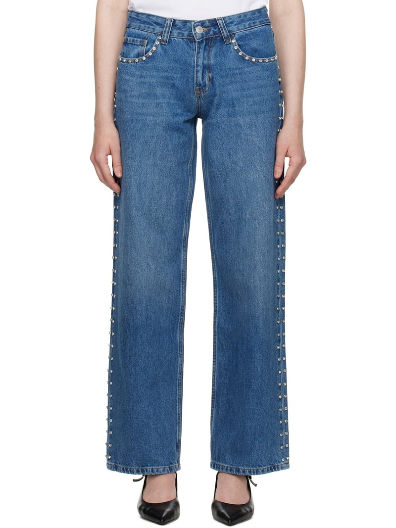 Blue Updo Jeans - 1