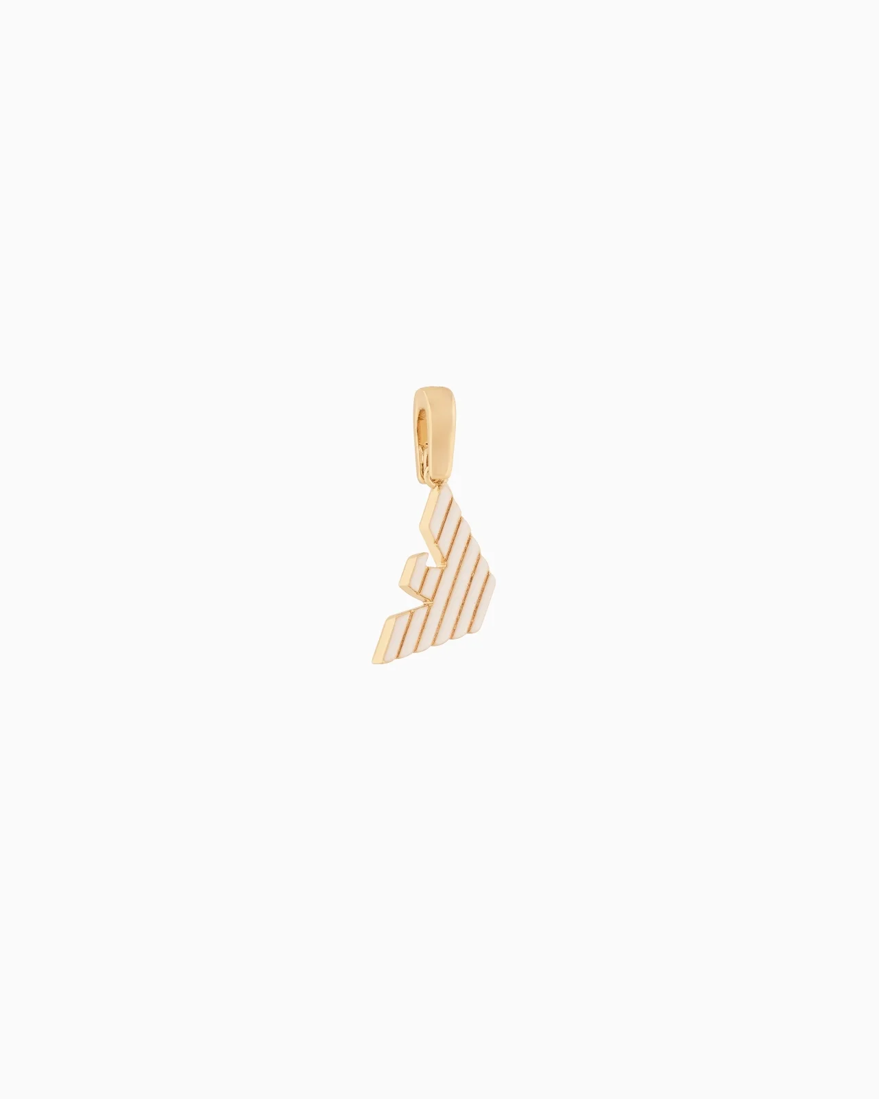EMPORIO ARMANI GOLD-TONE BRASS CHARM - 1