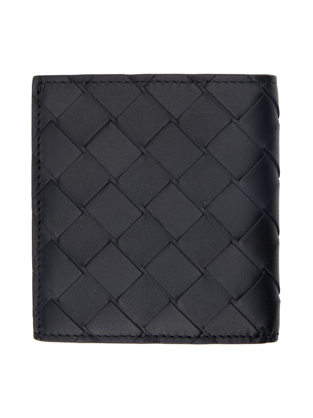 Black Slim Bi-Fold Wallet - 2