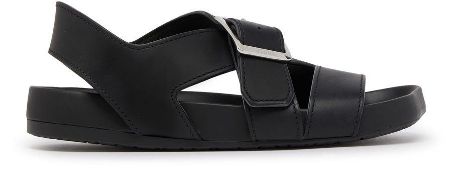 Ease heel sandal in brushed suede - 1
