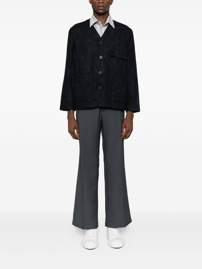 Universal Works buttoned wool-blend jacket outlook