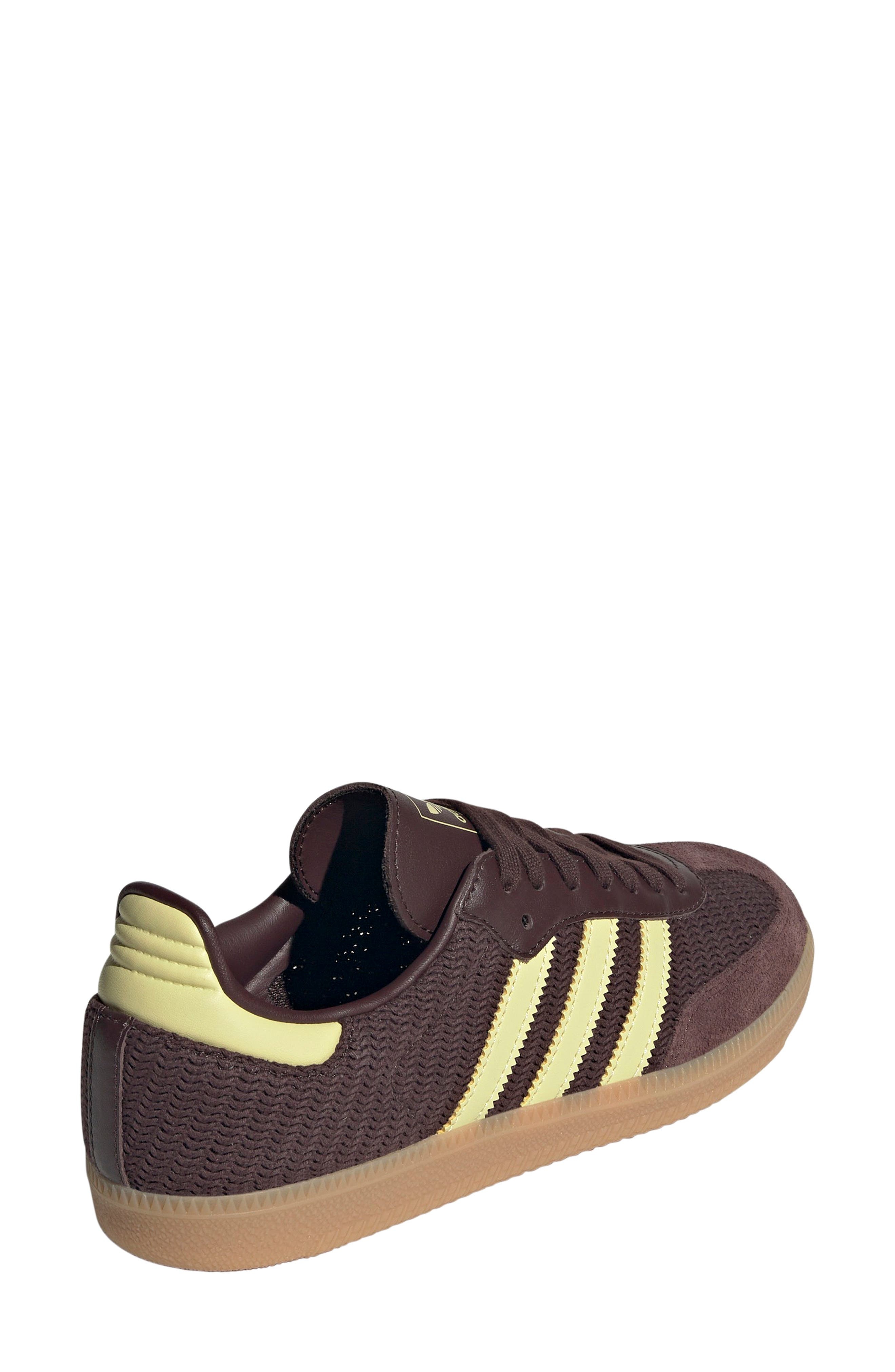 adidas Samba OG Sneaker in Brown/Powder Yellow/Gum at Nordstrom - 2