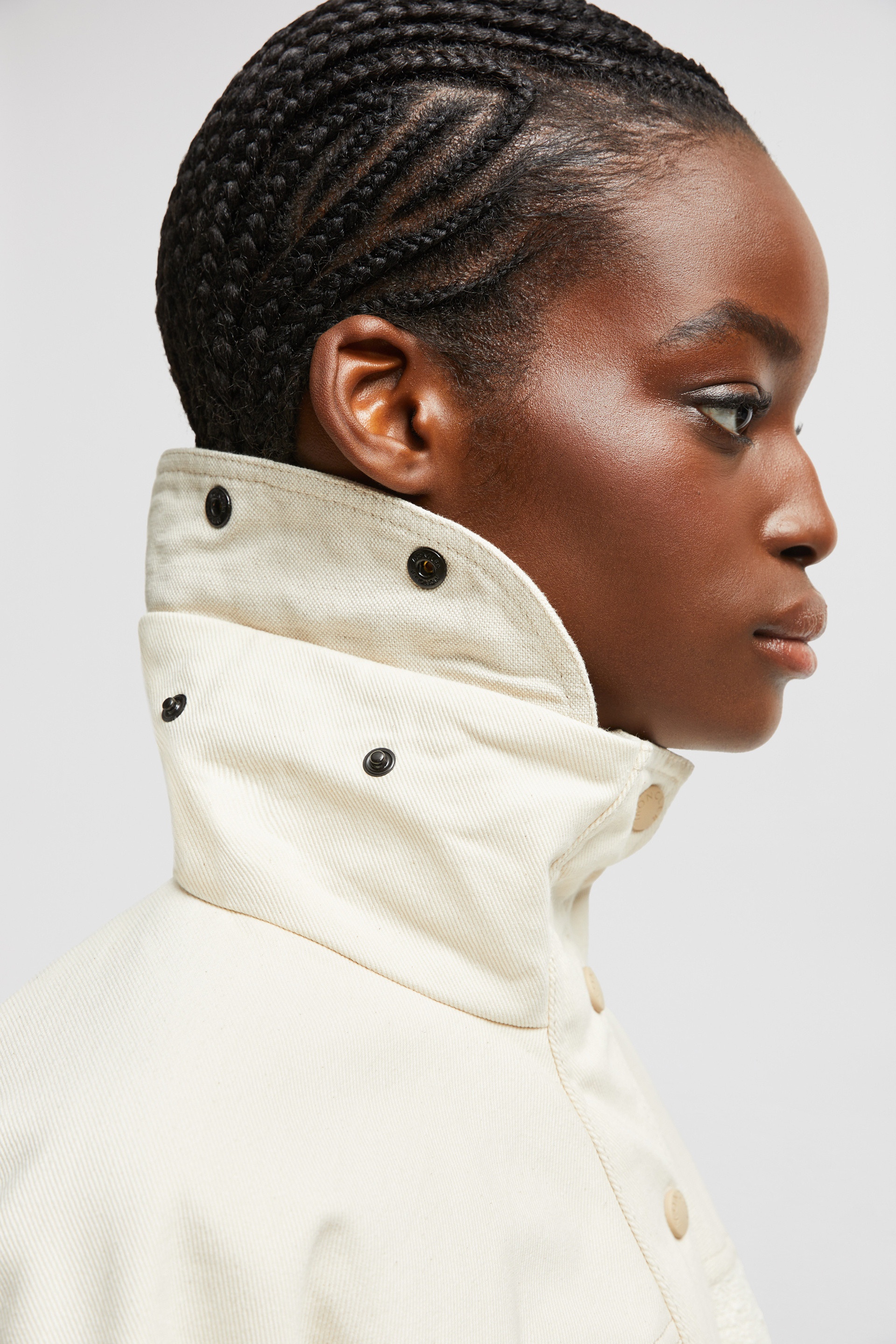 Soignes Bouclé & Cotton Short Down Jacket - 8