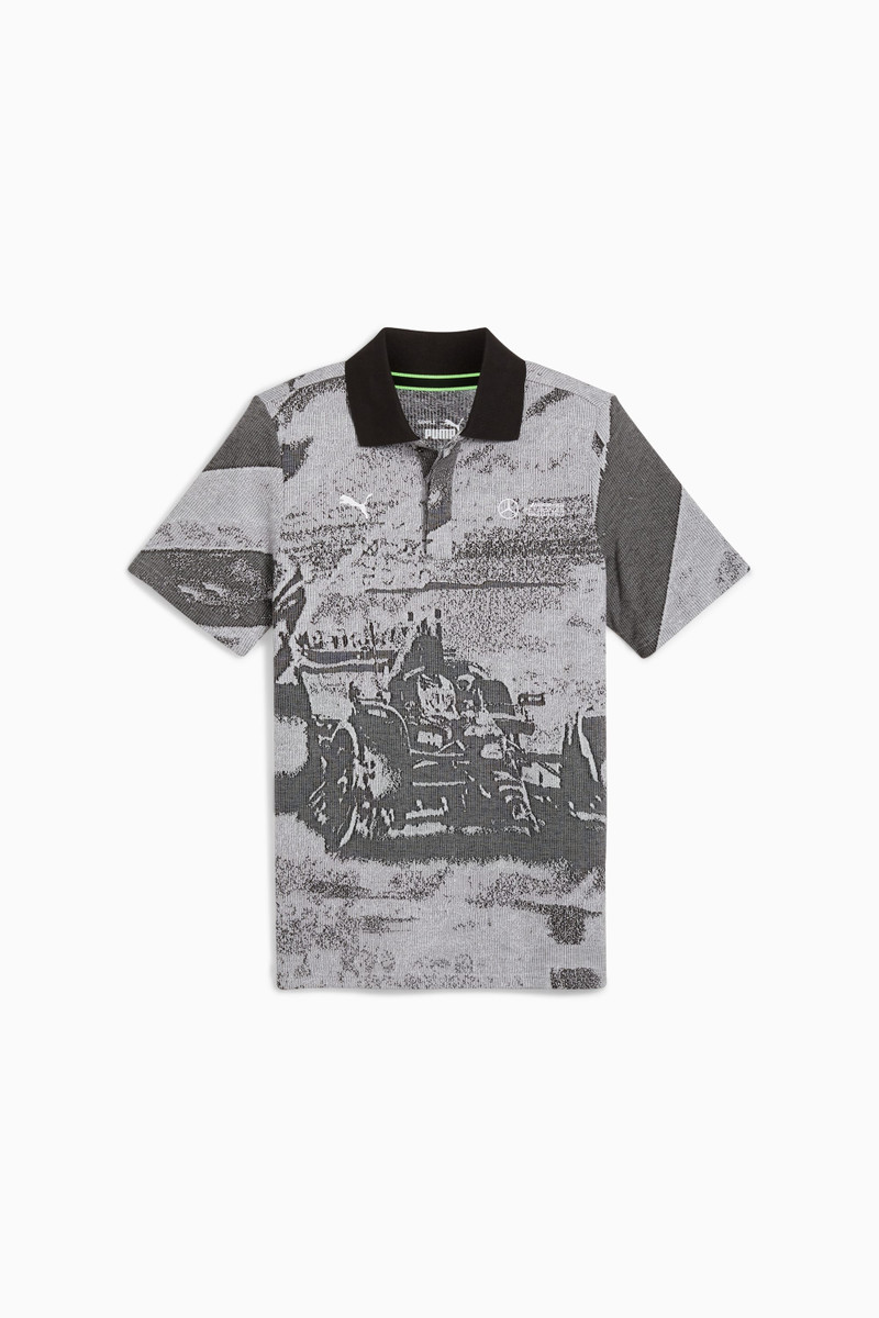 Mercedes-AMG Petronas F1® Men's Jacquard Polo - 1