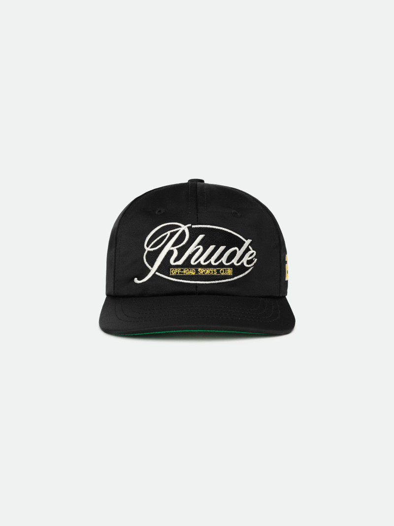 RHUDE SPORTS CLUB CURVED BRIM HAT 1