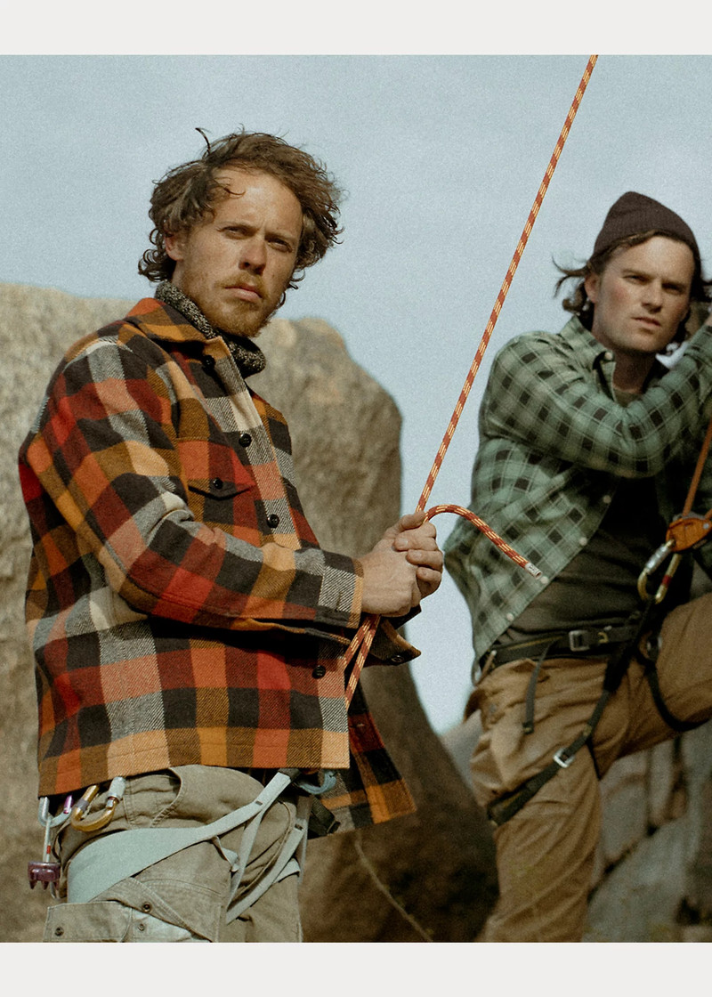 Plaid Wool Shirt Jacket 7