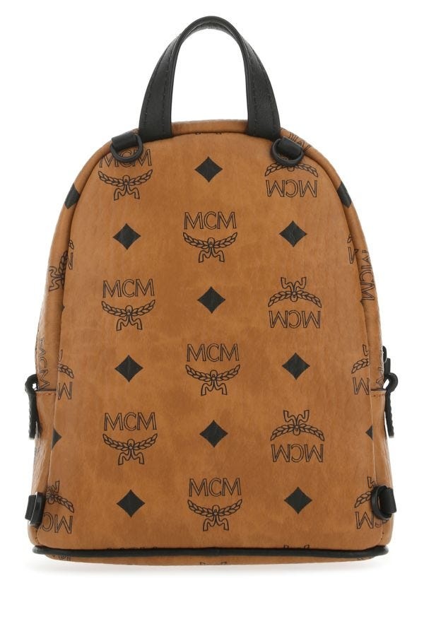 MCM Printed Leather Handbag - 3