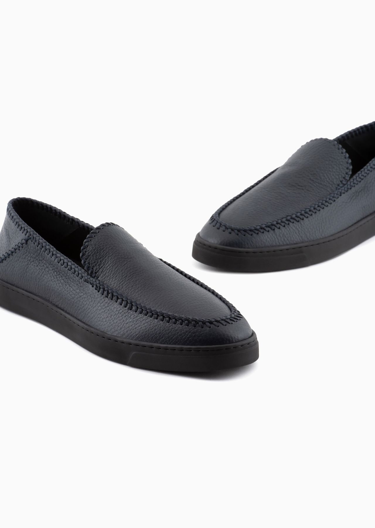 Galleria 3 deerskin slip-ons with threading - 5