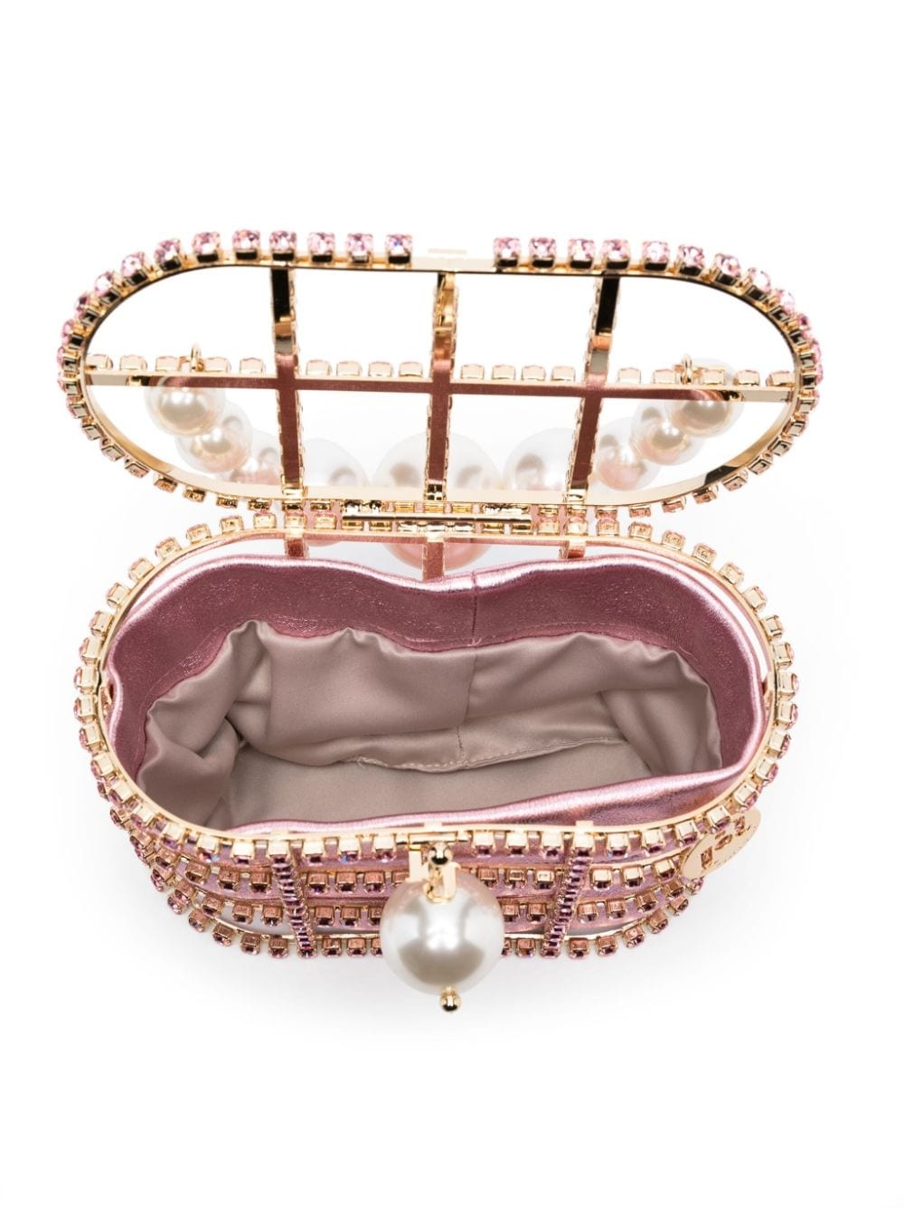 Holli crystal-embellished mini bag - 5