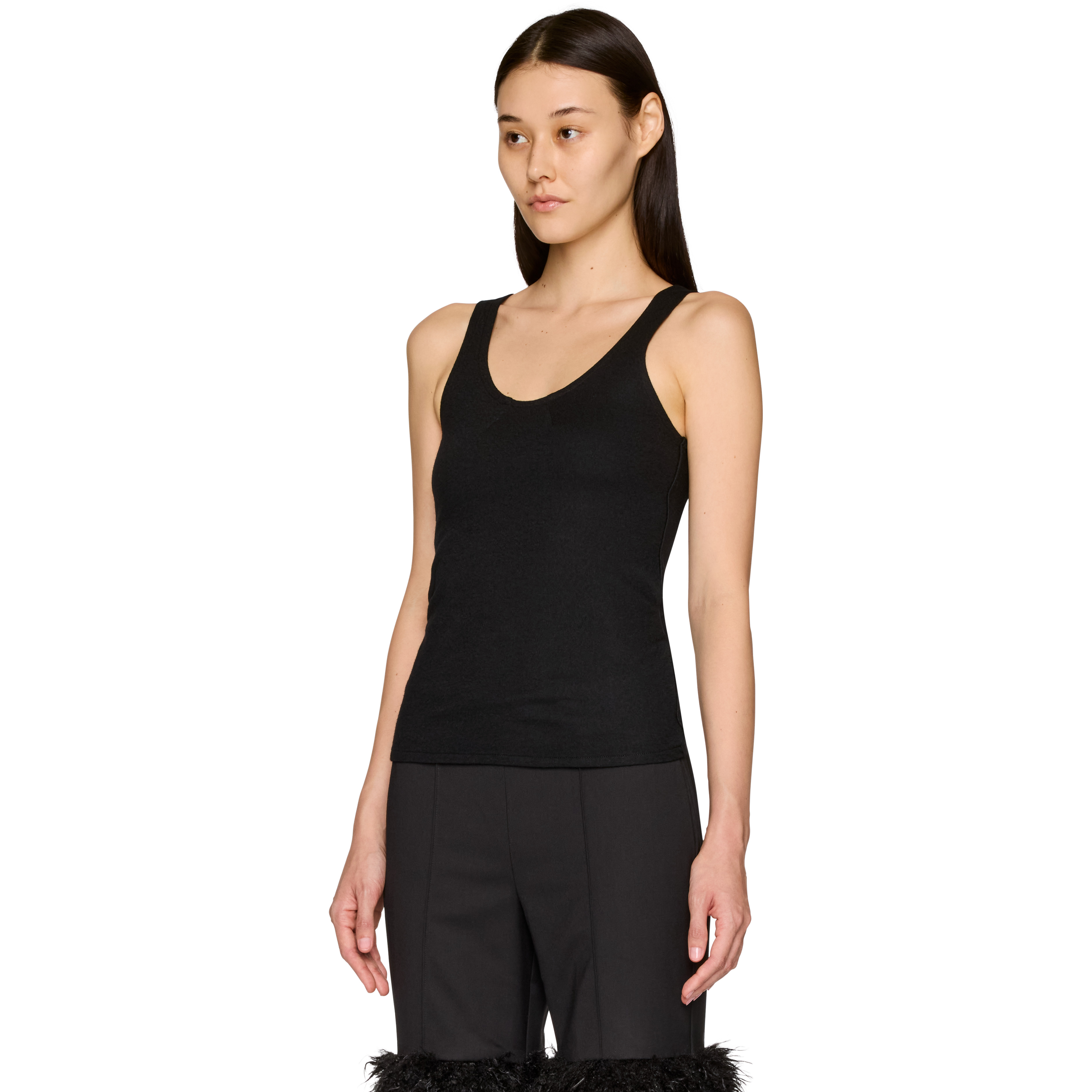 Stretch Wool Tank Top - 2
