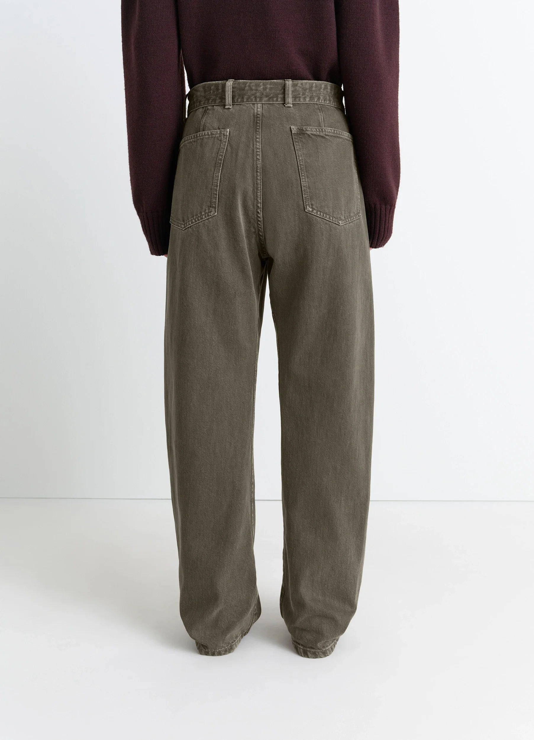 TWISTED BELTED PANTS - 7