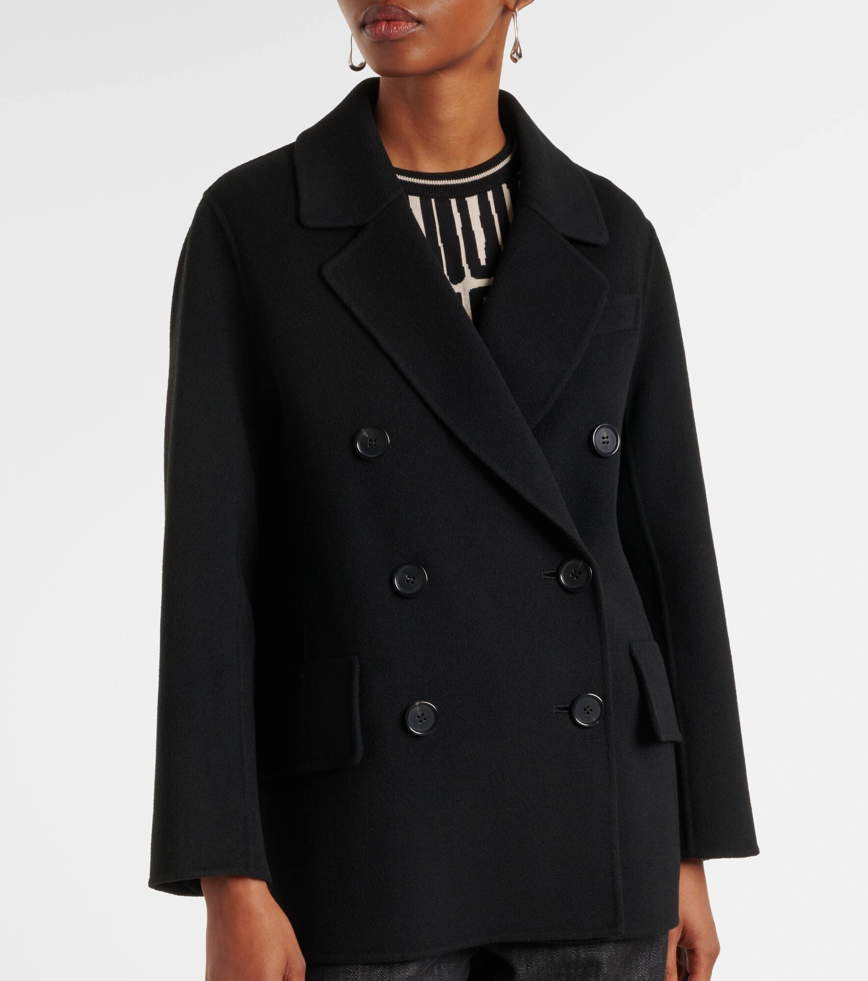 Lukas virgin wool peacoat - 6