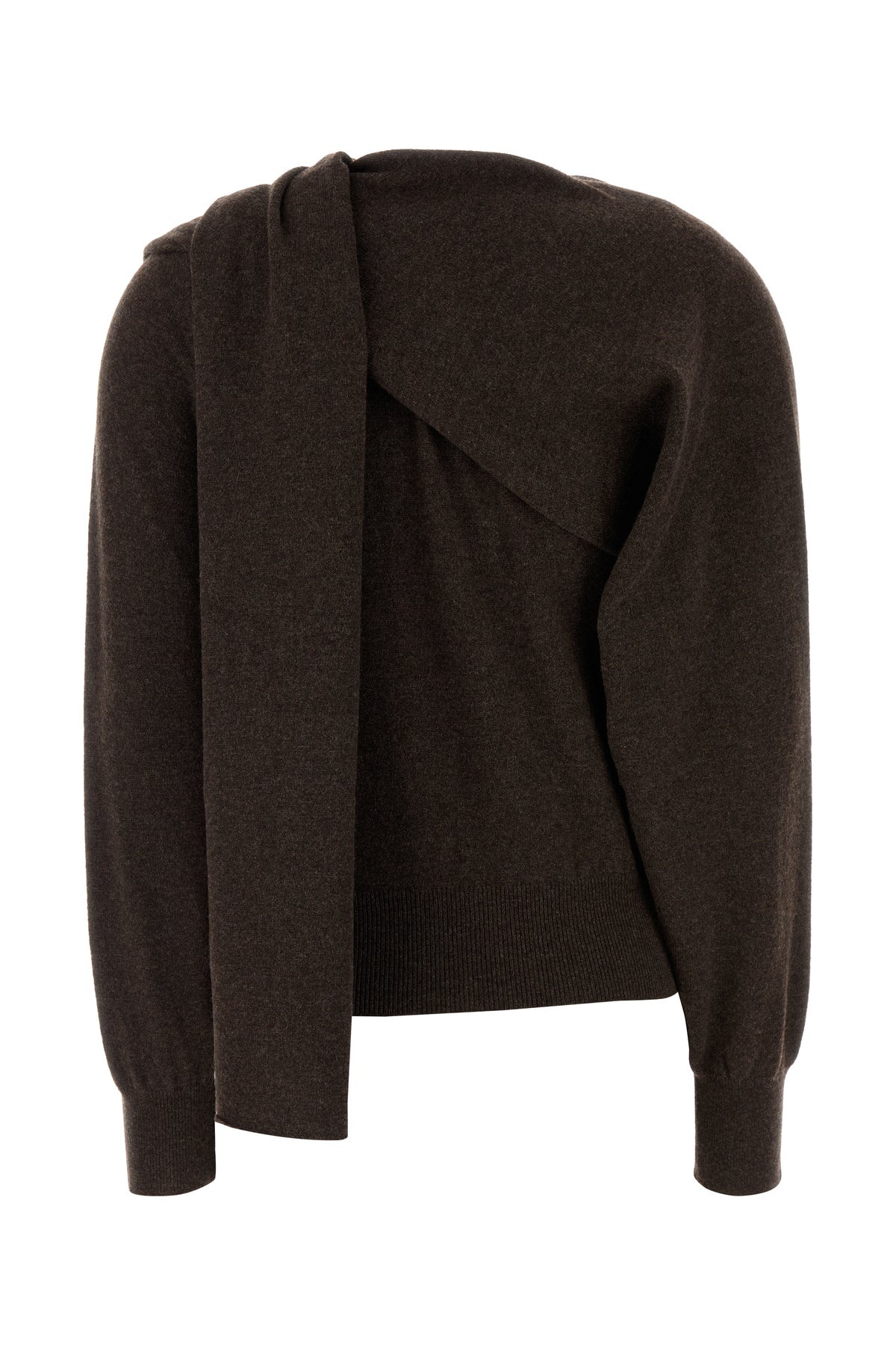 Brown cashmere cardigan - 2