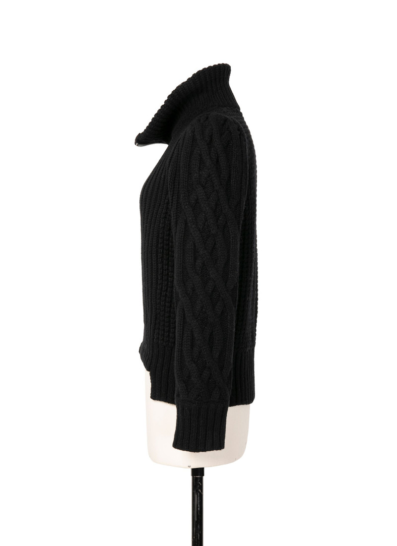 sacai Wool Mohair Knit Blouson outlook