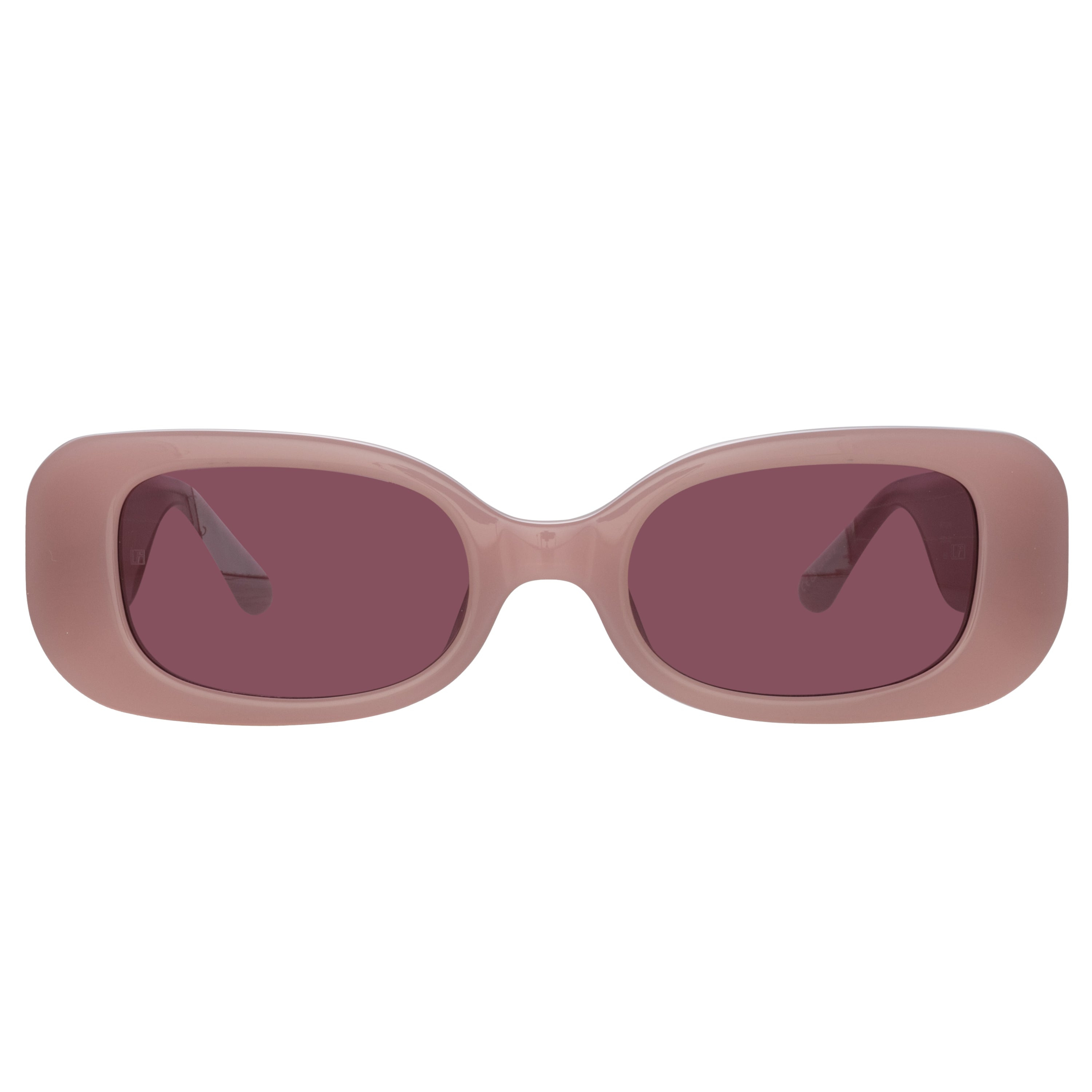 LOLA RECTANGULAR SUNGLASSES IN LILAC - 1